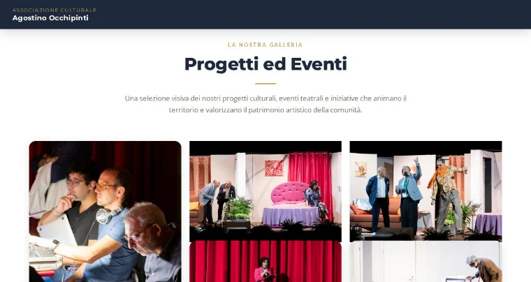 Home page del sito Associazione Culturale Agostino Occhipinti